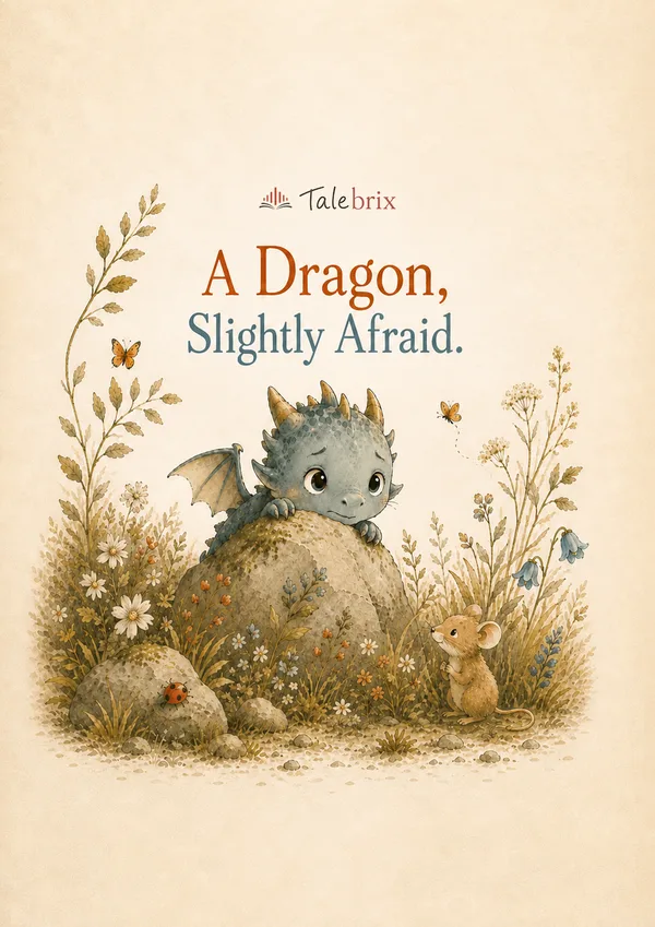 Cover of A Dragon, Slightly Afraid.